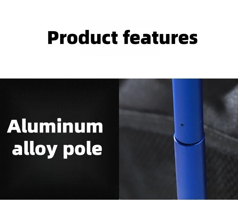Ultra-Light Foldable Aluminum Alloy Moon Chair – Reclining Outdoor Fishing & Camping Chair